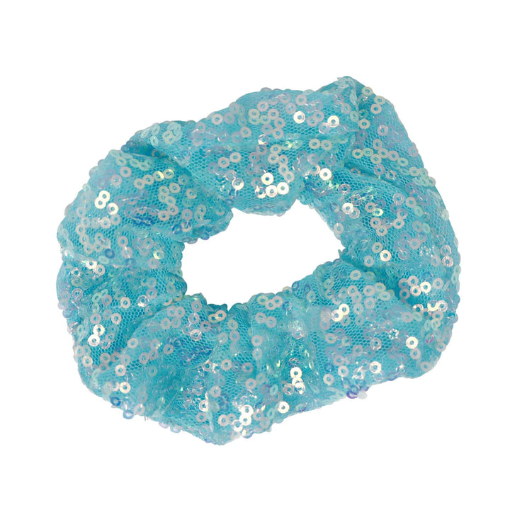 Blue scrunchie