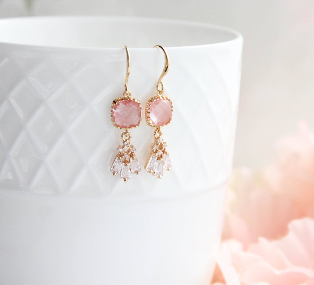 Art Rose Earrings