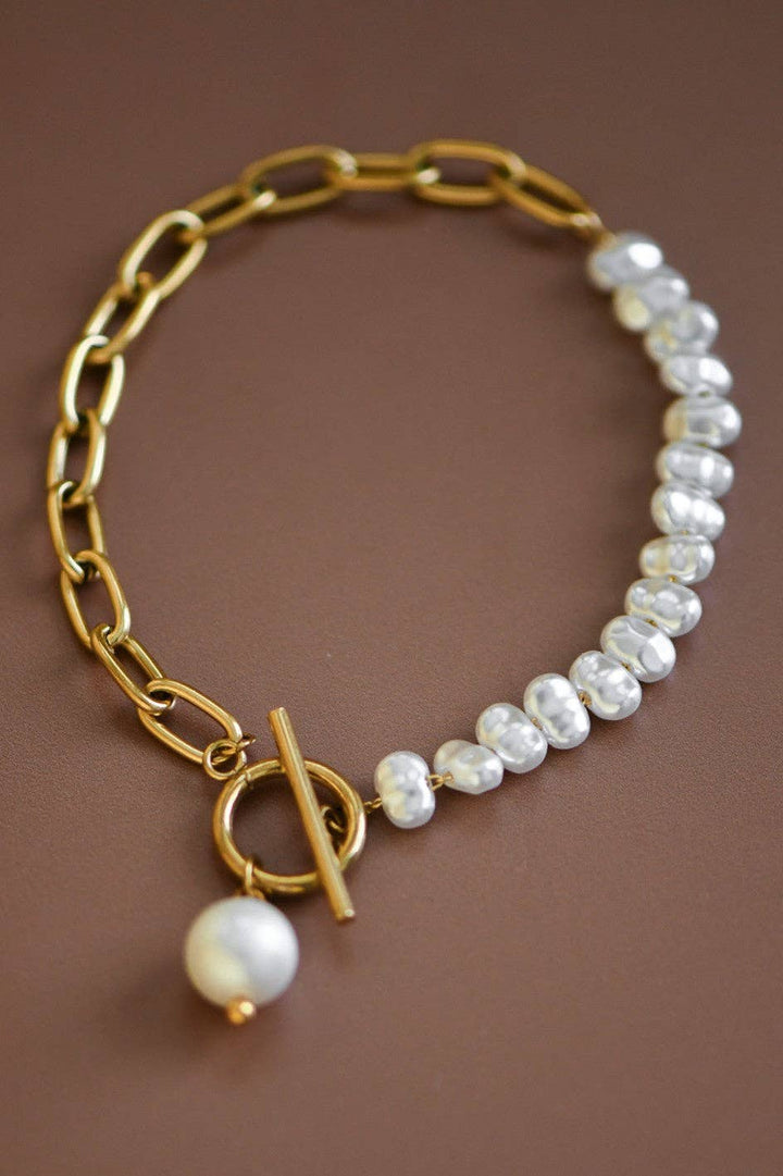 Pearl Chain Bracelet
