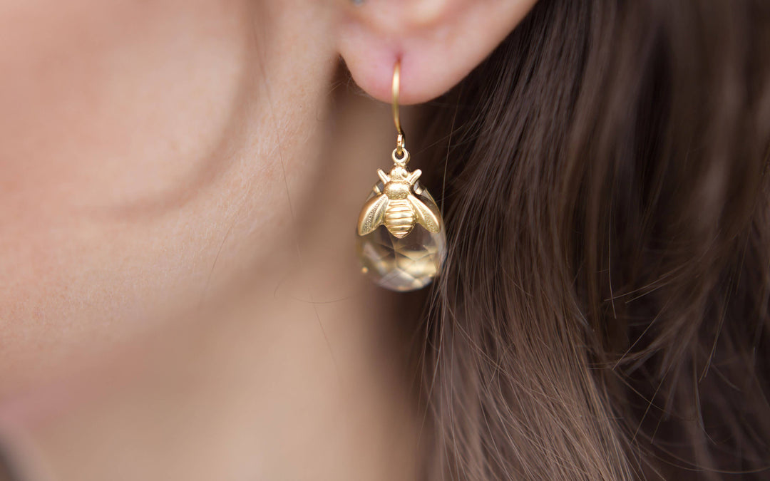 Honey Bee Earrings
