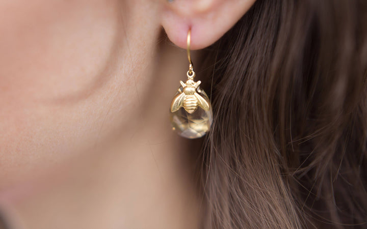 Honey Bee Earrings