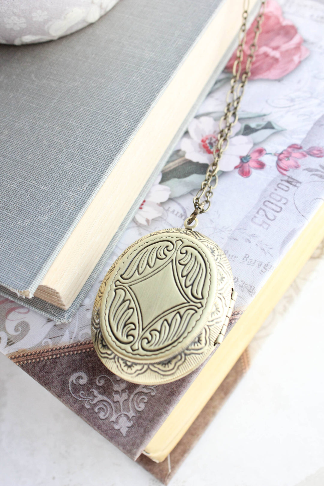 Lily Locket Necklace
