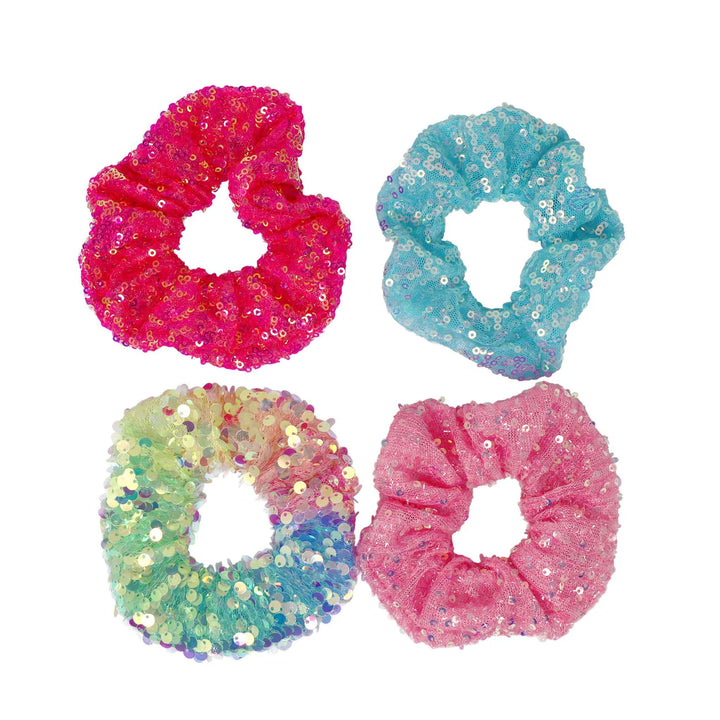 Blue scrunchie