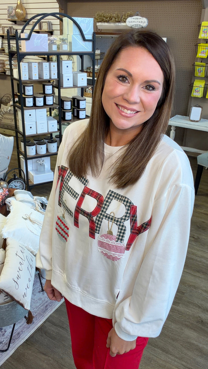 Merry Little Ornament Sweatshirt