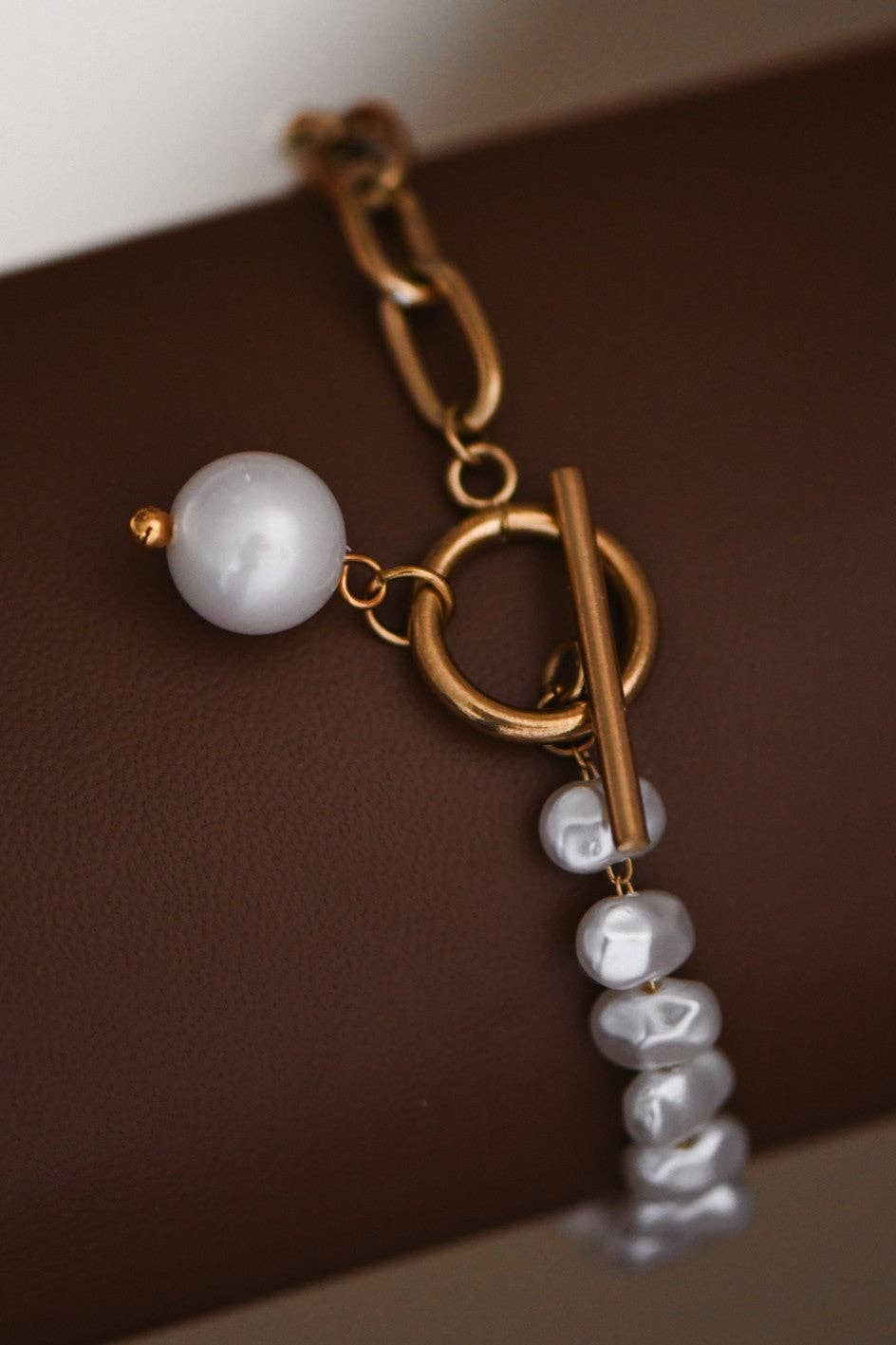Pearl Chain Bracelet