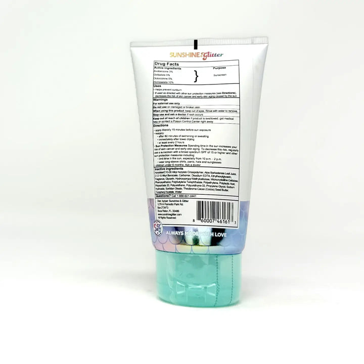 Mermaid Glitter Sunscreen Spf 50