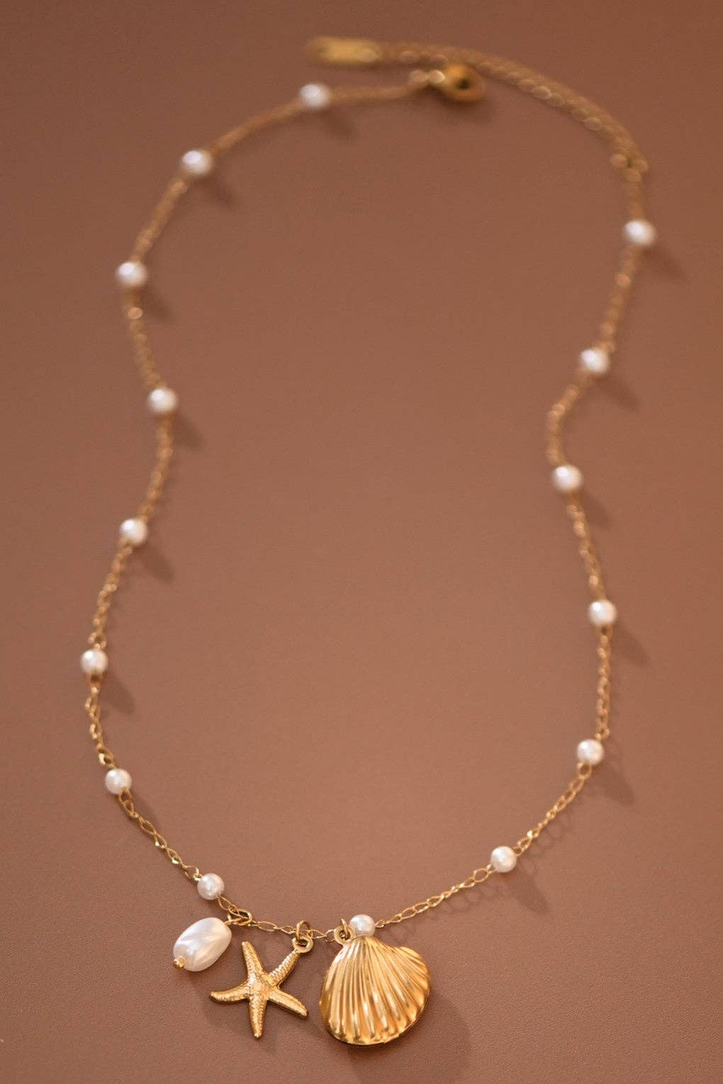 Pearl Charm Necklace