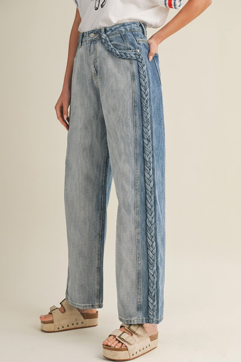 Braids Vintage Washed Straight Jean