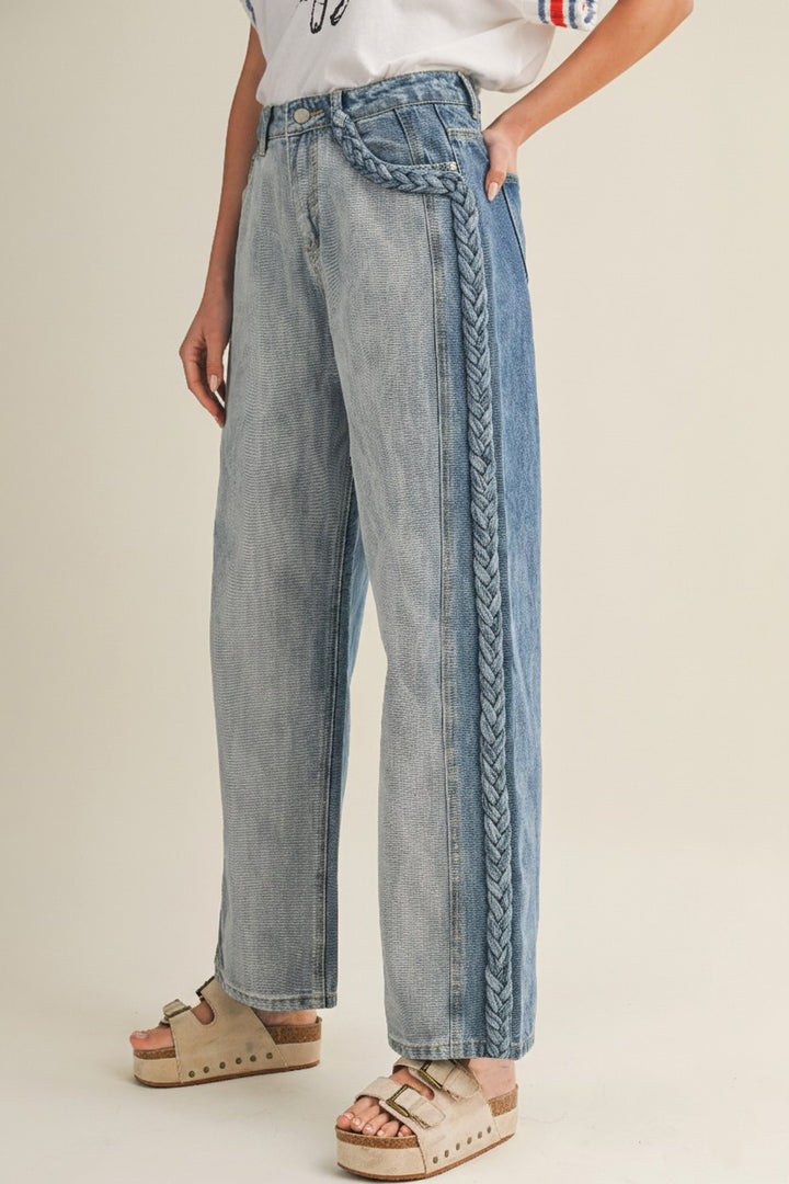 Braids Vintage Washed Straight Jean