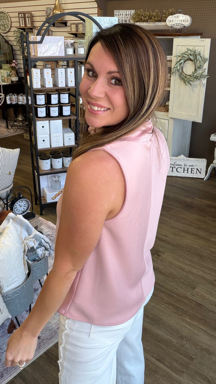 Blushing Grace Scuba Top