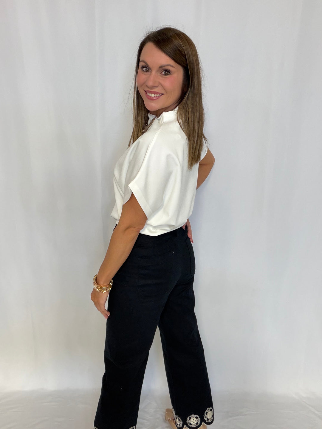 Stormy Scallop Pants