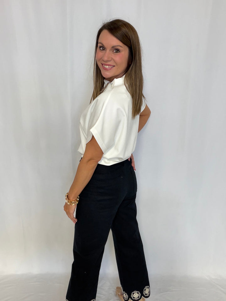 Stormy Scallop Pants