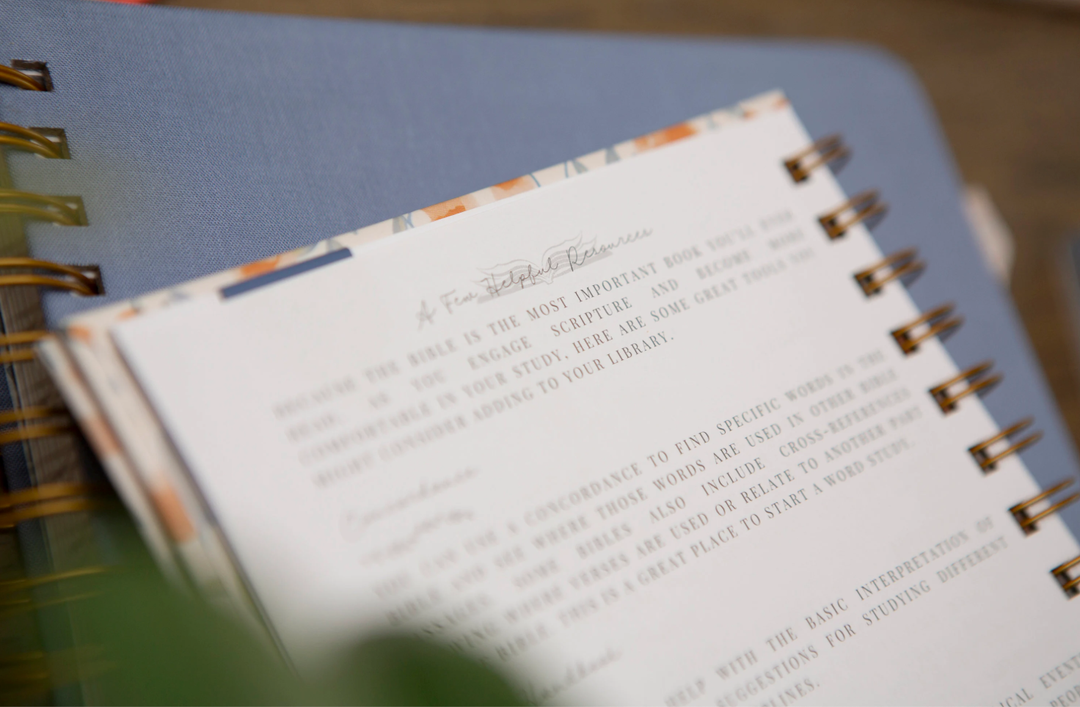 Verse Study Journal- Peach
