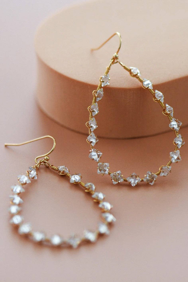 Crystal Teardrop Earrings