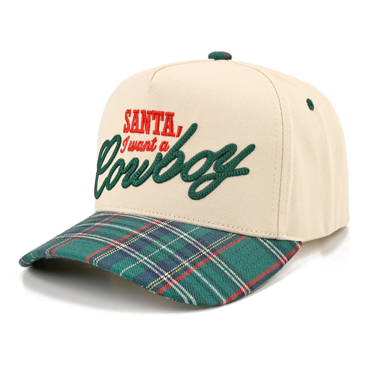 Santa I Want A Cowboy Trucker Hat