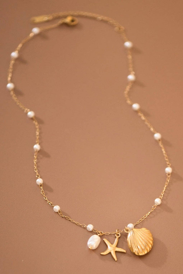 Pearl Charm Necklace
