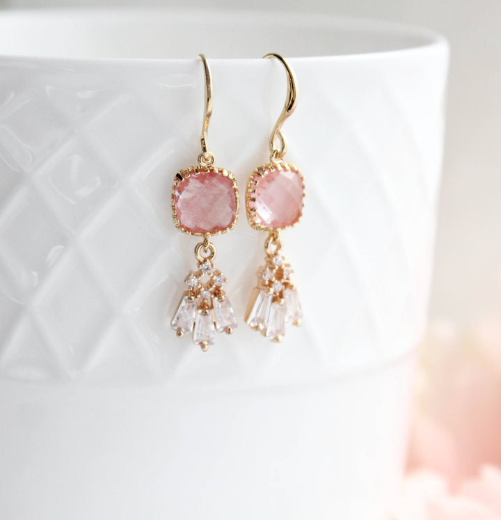 Art Rose Earrings