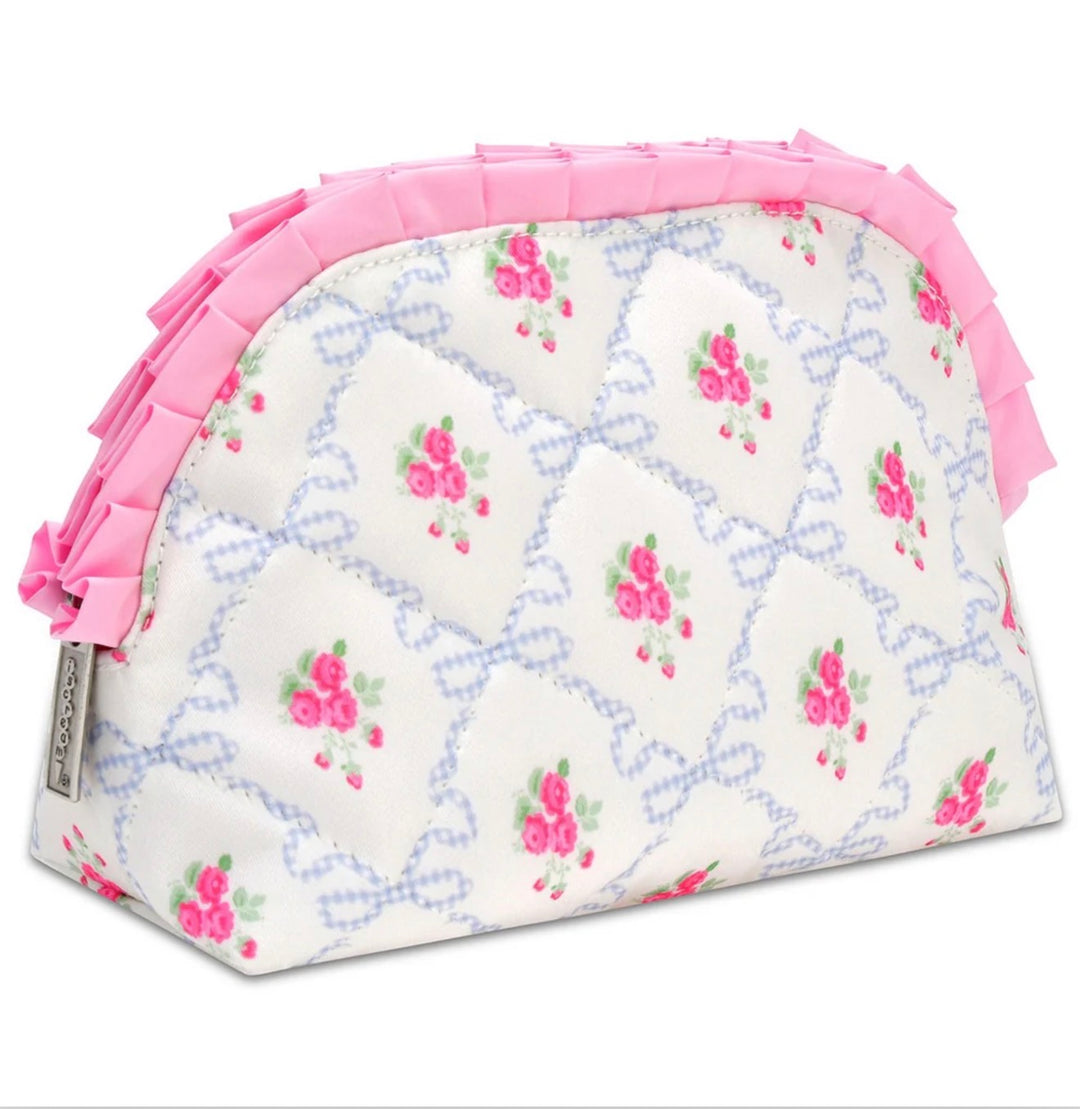 Ditsy Floral Oval Cosmetic Bag