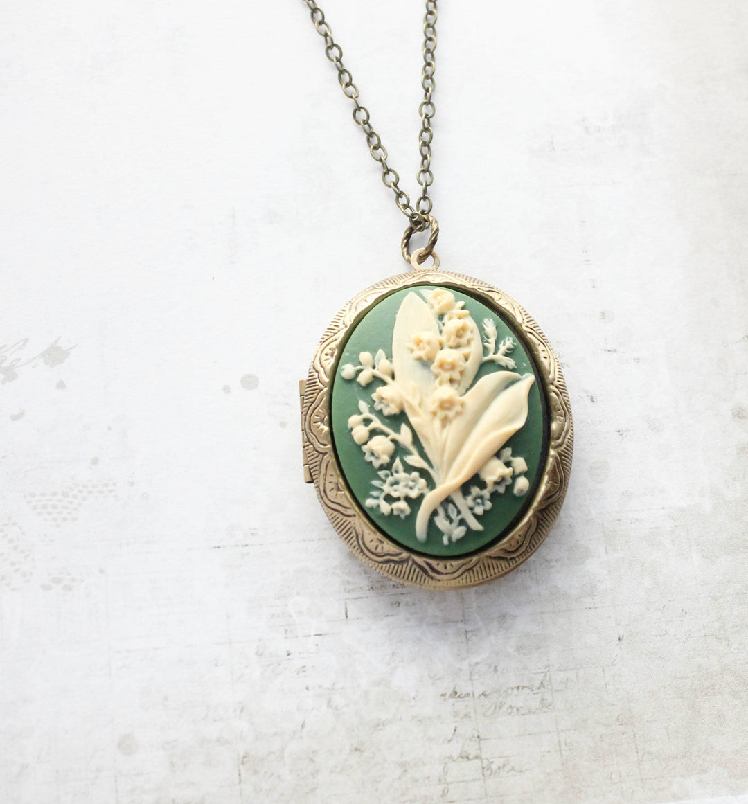 Lily Locket Necklace