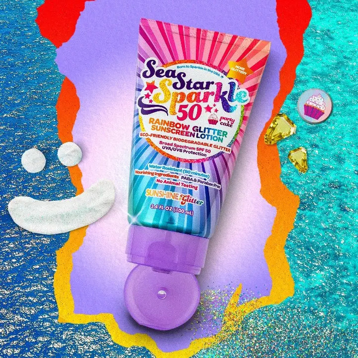 Sea Star Glitter Sunscreen Spf 50