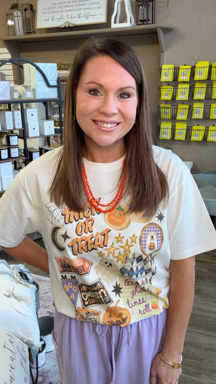 Retro Trick-or-Treat Graphic Tee