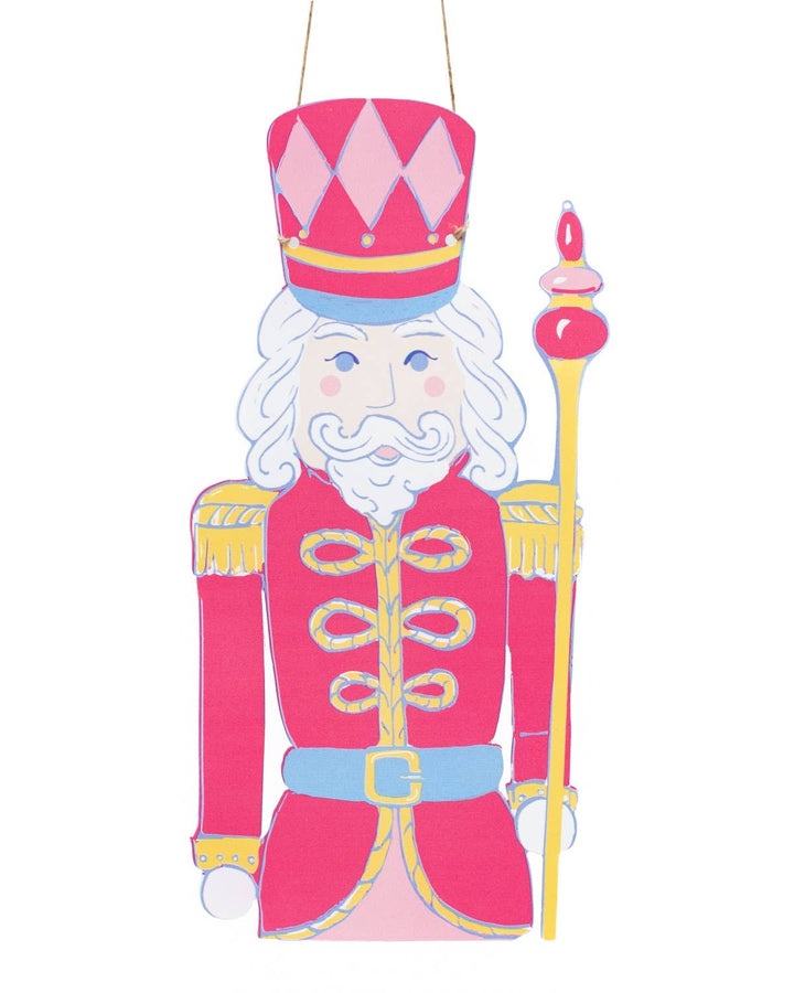 Candy Nutcracker Door Hanger – Pink