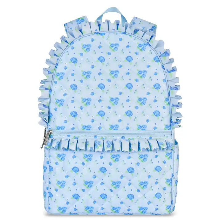 Blue Blossom Ruffle Backpack