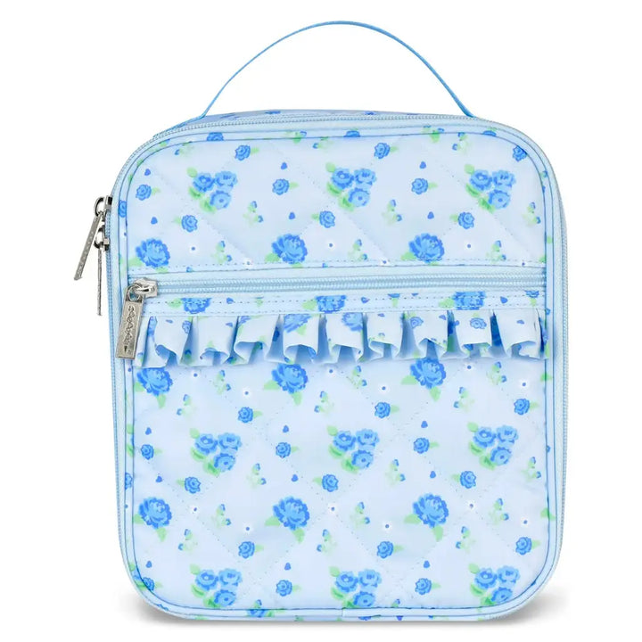 Blue Blossom Ruffle Lunch Tote