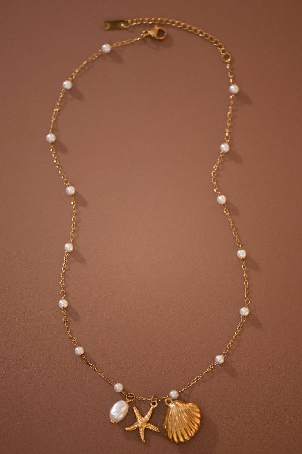 Pearl Charm Necklace
