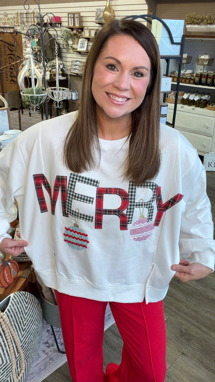 Merry Little Ornament Sweatshirt