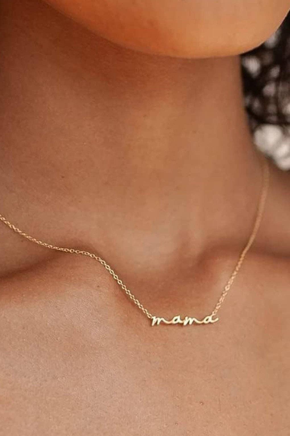 Mama Writing Necklace