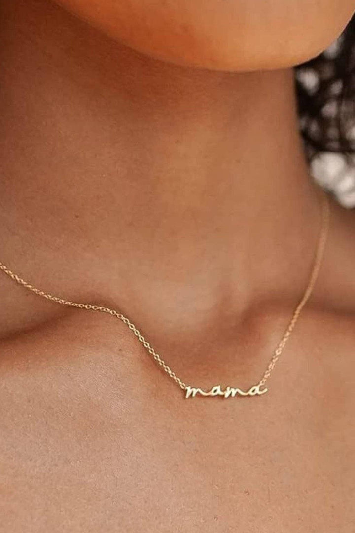 Mama Writing Necklace