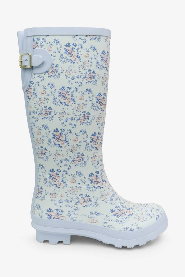 Chic Floral Rain Boots