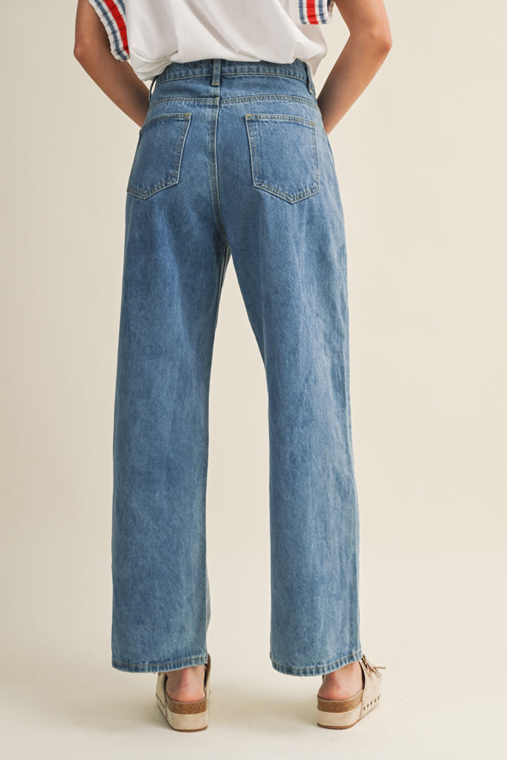Braids Vintage Washed Straight Jean