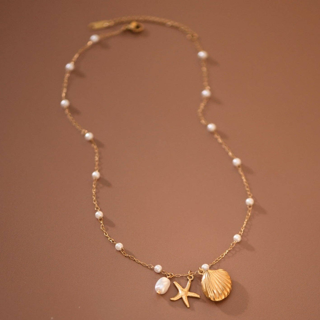Pearl Charm Necklace