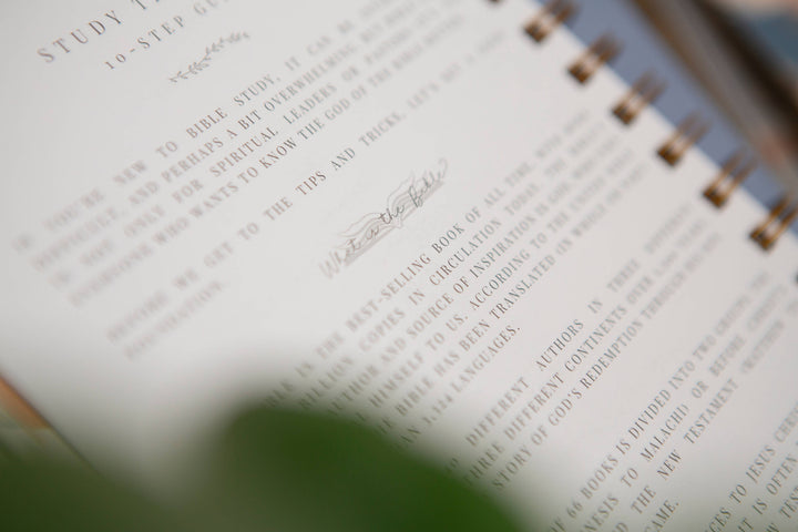 Verse Study Journal- Hunter Green