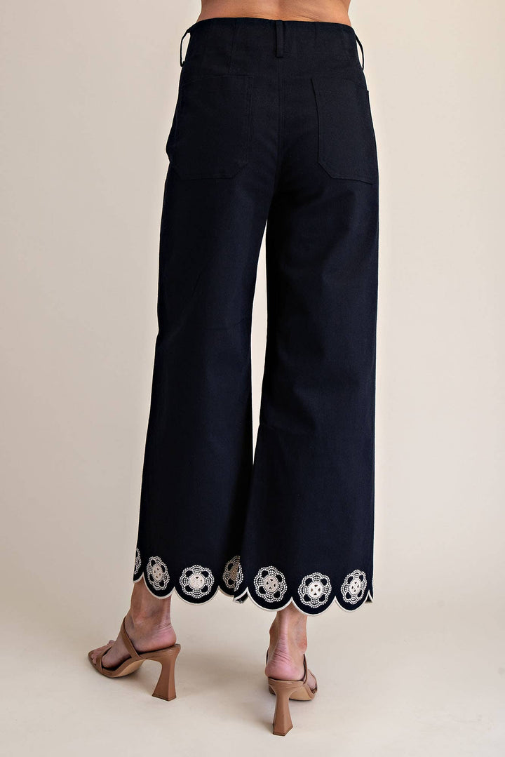 Stormy Scallop Pants