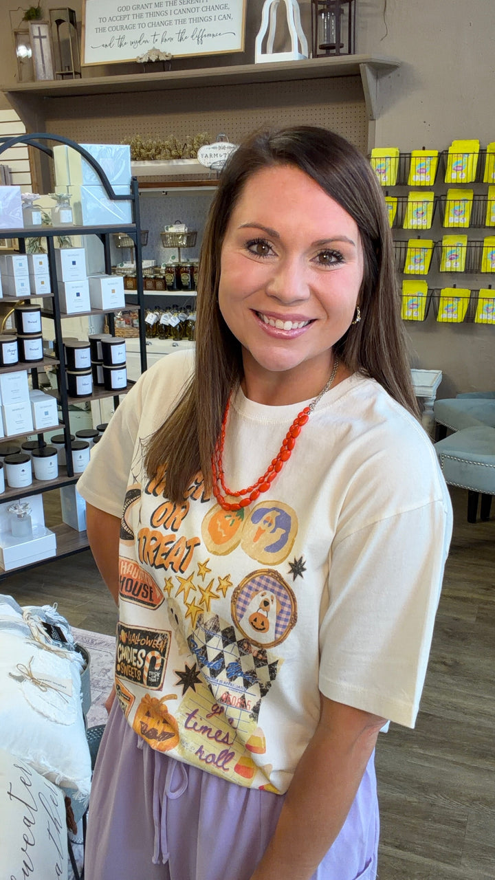 Retro Trick-or-Treat Graphic Tee