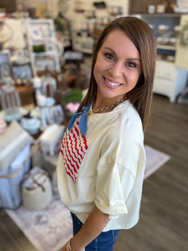 American Crop Tee