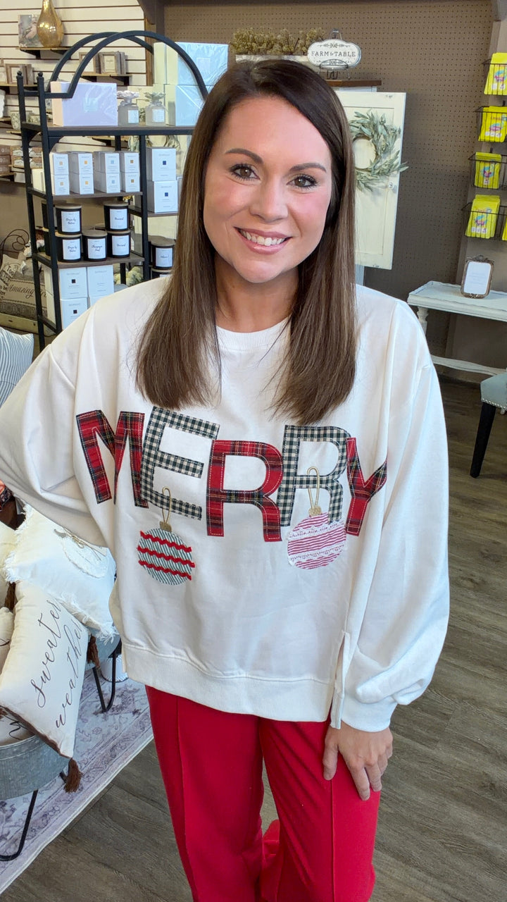 Merry Little Ornament Sweatshirt