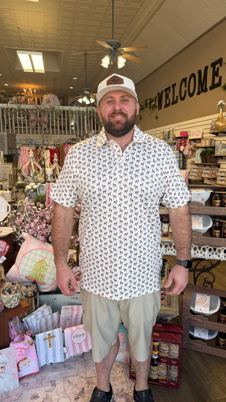 White Pointer Performance Polo- Adult