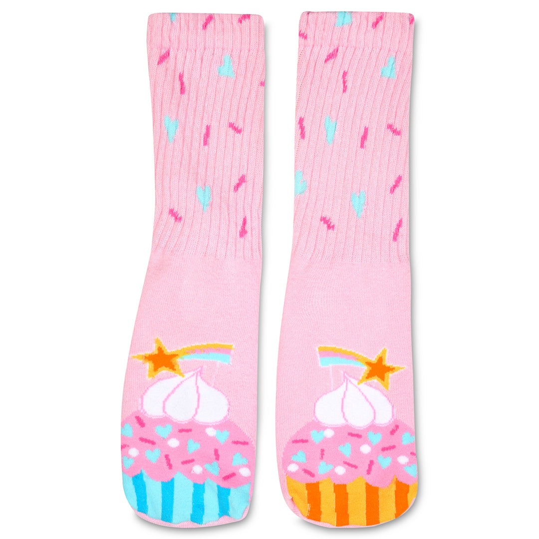 Yay Cupcake Socks- Iscream