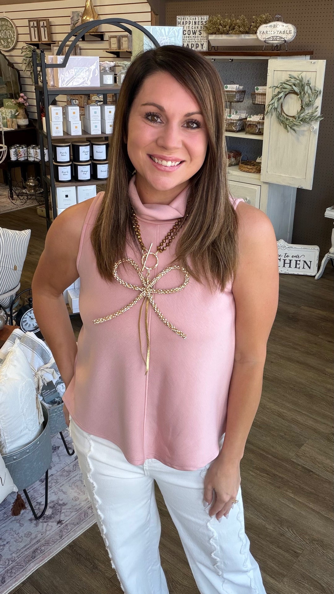 Blushing Grace Scuba Top
