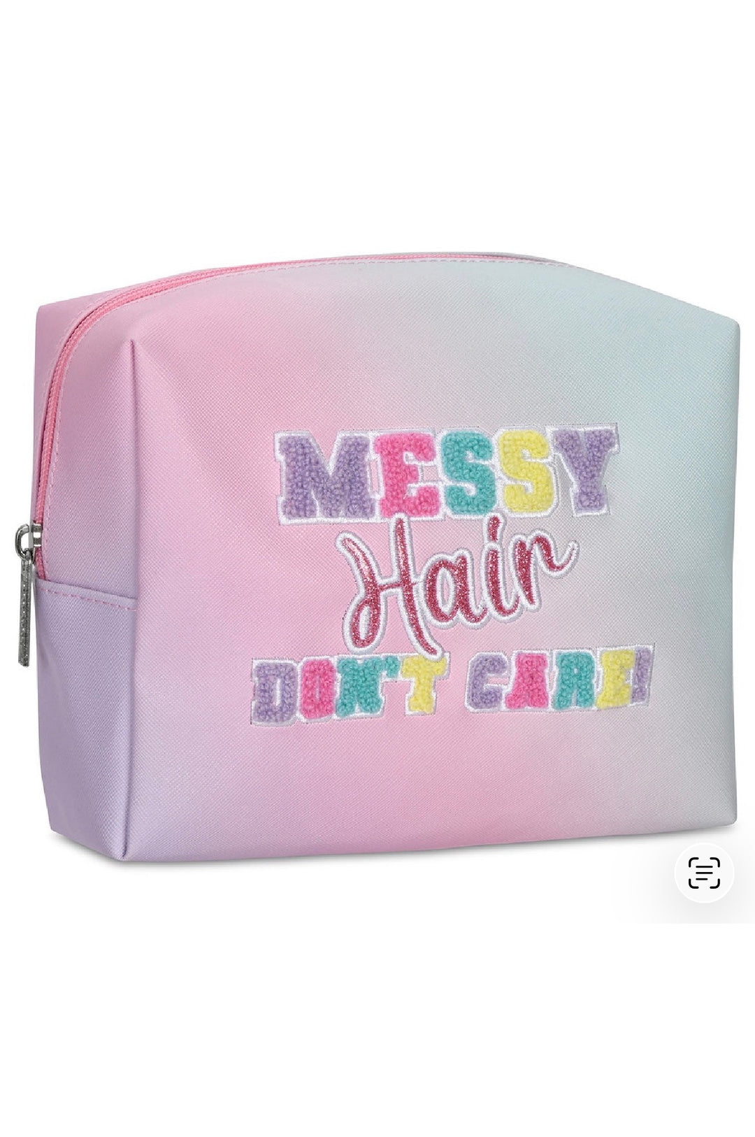 Messy Hair Don’t Care Sleepover Cosmetic Bag &amp; Scrunchie Set- Iscream