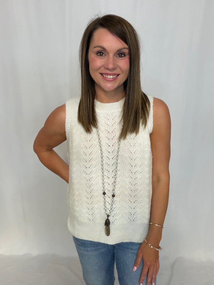 Ruffle Bloom Knit Top