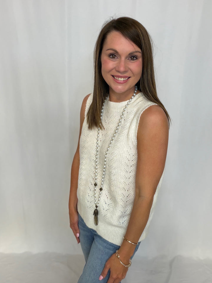Ruffle Bloom Knit Top