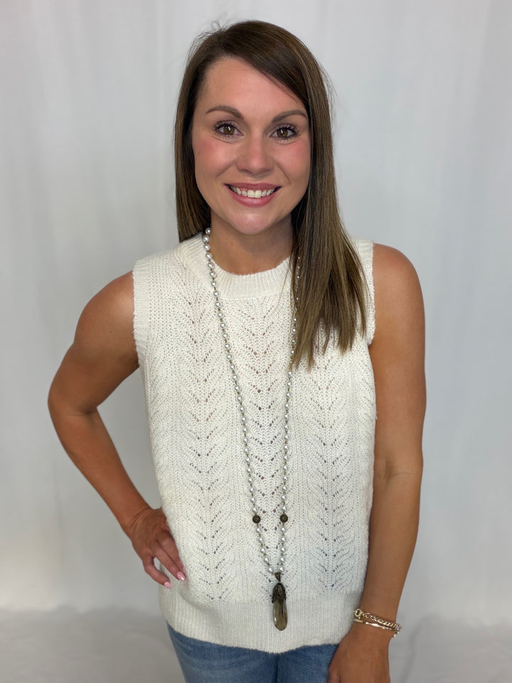 Ruffle Bloom Knit Top