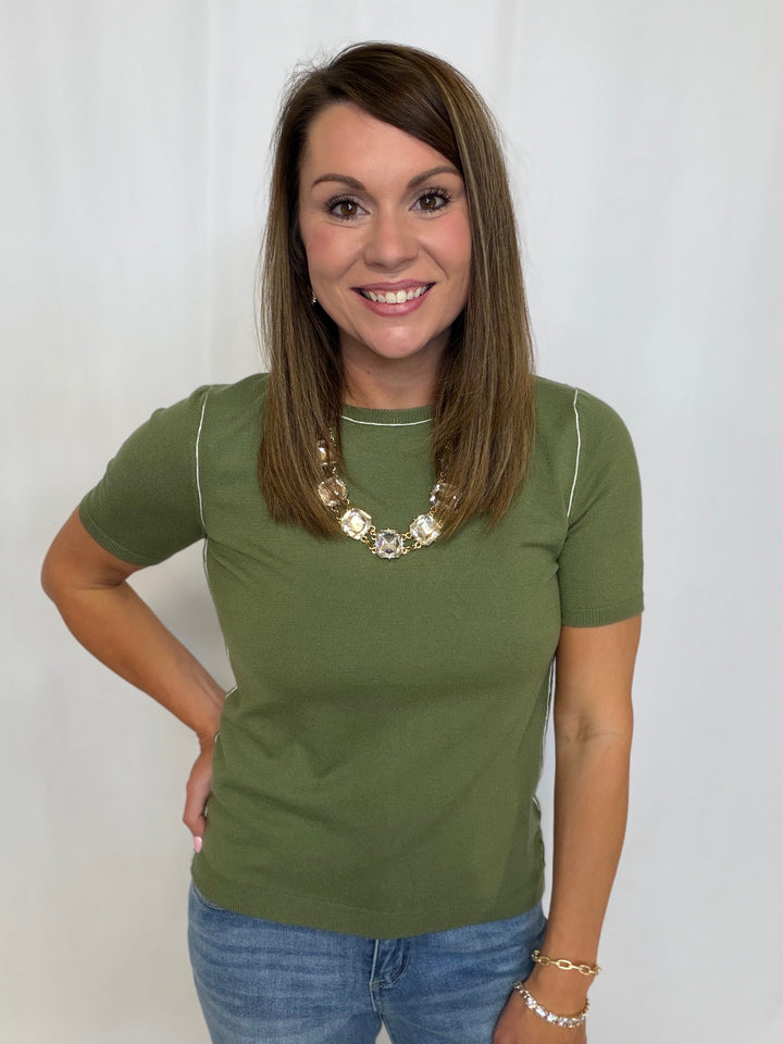 Evergreen Knit Top