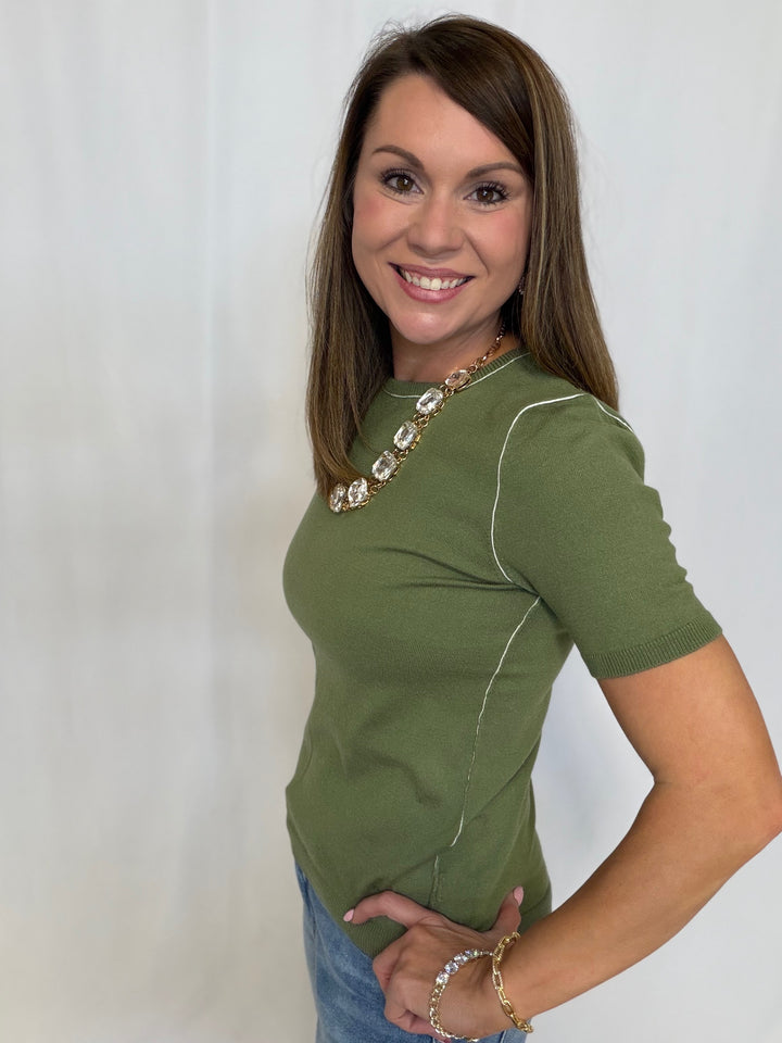 Evergreen Knit Top