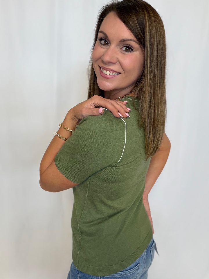 Evergreen Knit Top